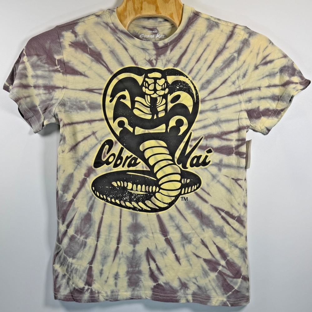 Cobra Kai T-Shirt NWT Tie Dye Large Short Sleeve Men's/Unisex Graphic Tee